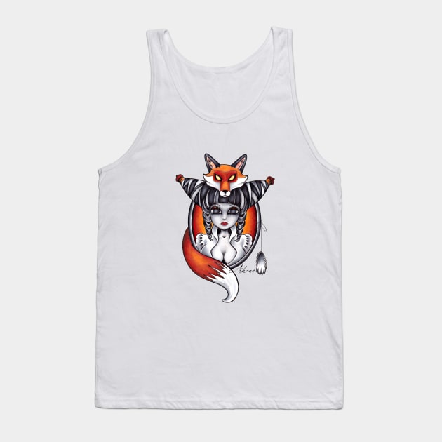 gothic fox Tank Top by trainwreck911